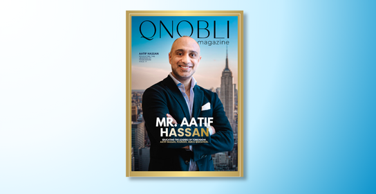 Aatif hassan Qnobli Magazine